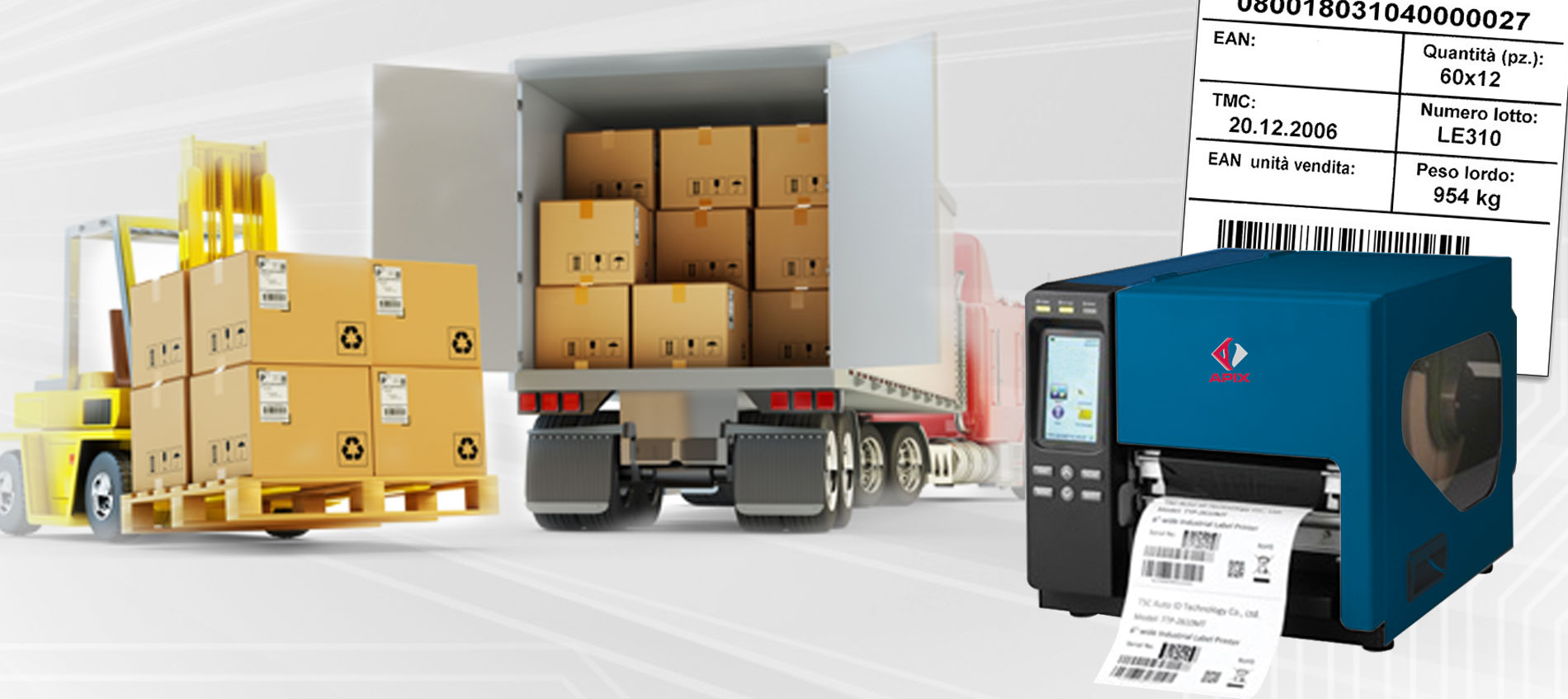 Etichette per trasporti e logistica